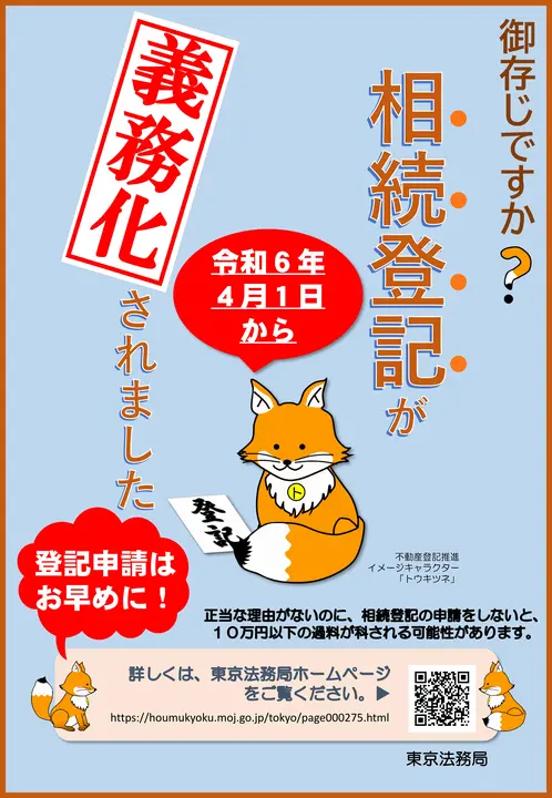 相続登記が義務化されました