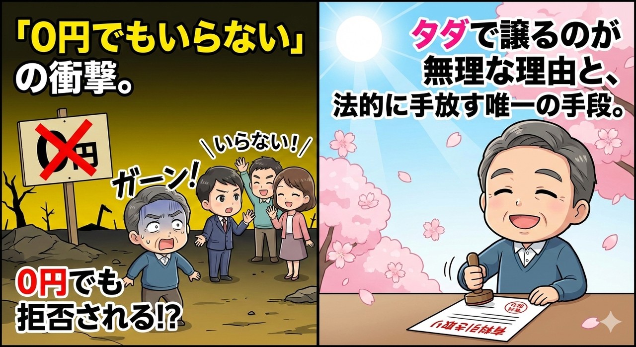 0円の土地・処分