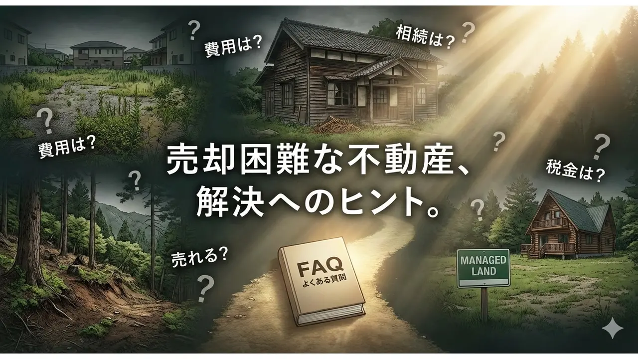 相続した山林や空き家など売れない不動産のよくある質問｜さくらエステートが解決