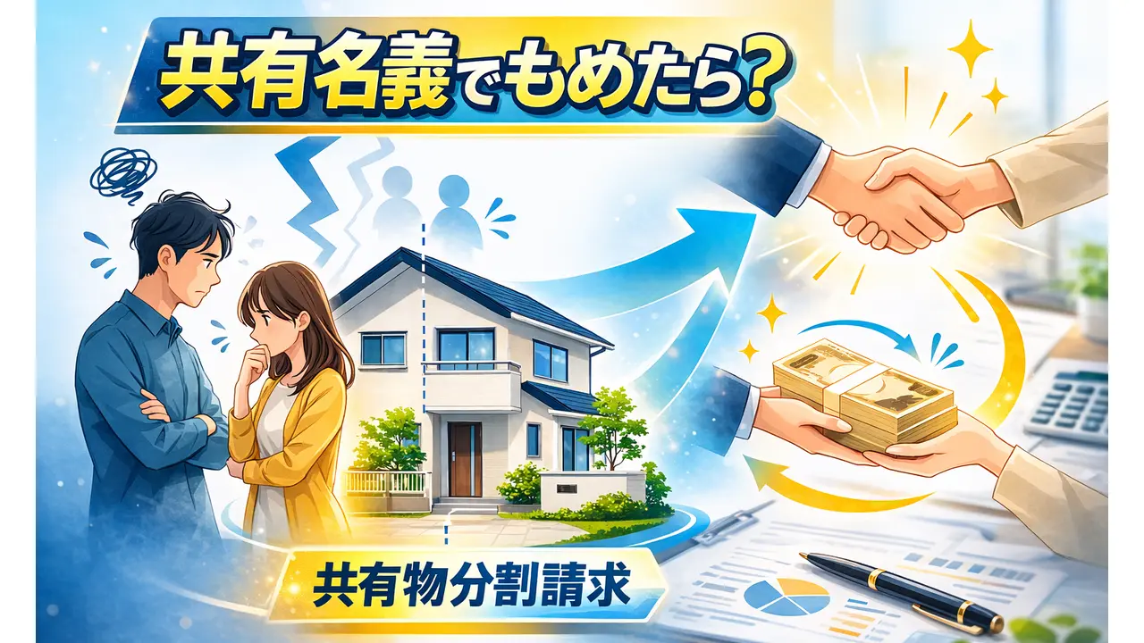 共有名義でもめたら共有物分割請求