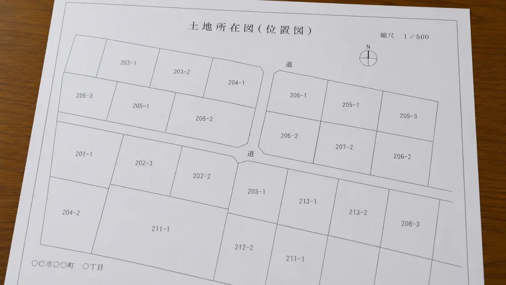 土地所在図